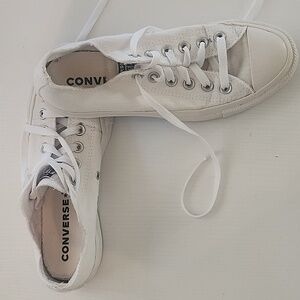Converse Women's Classic White Canvas Sneakers